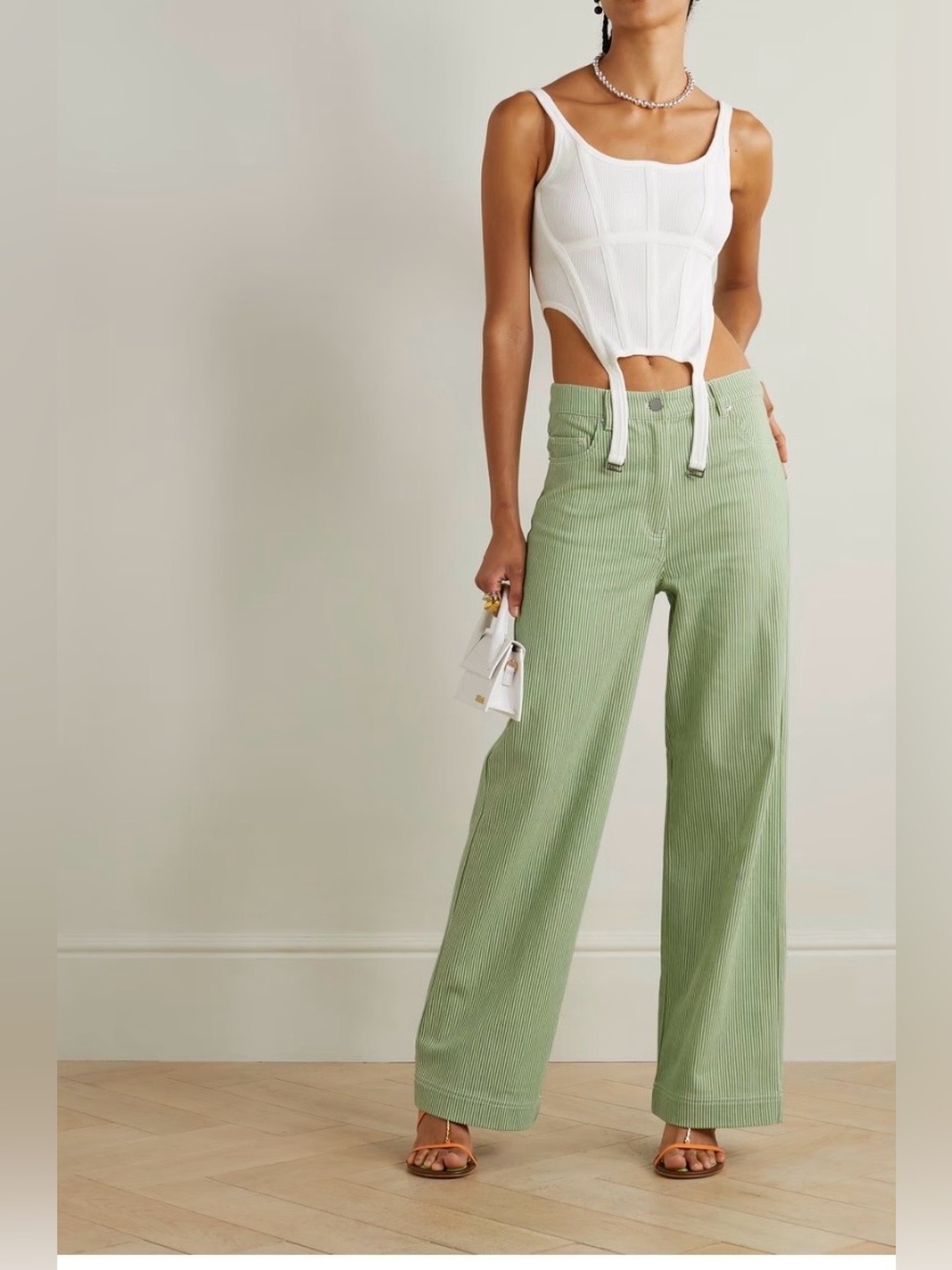 REMAIN Stripes Cotton Pants